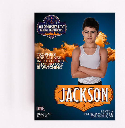 AAU National Championships - Orange Clouds Design